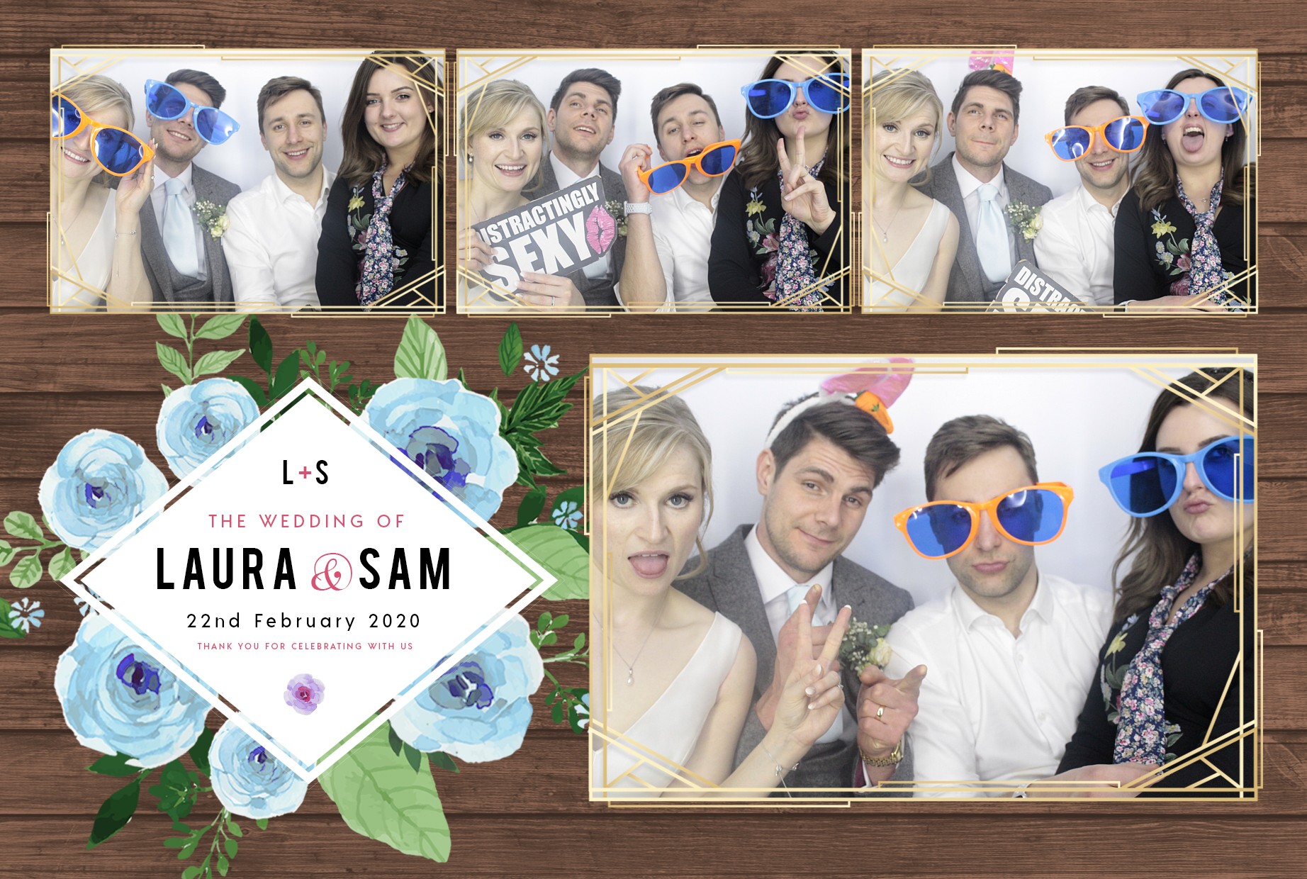 Laura and Sam's Wedding | View more photos from the event at gallery.myphotoboothexperience.co.uk/u/MyPhotoBoothExperienceLtd/Laura-and-Sams-Wedding